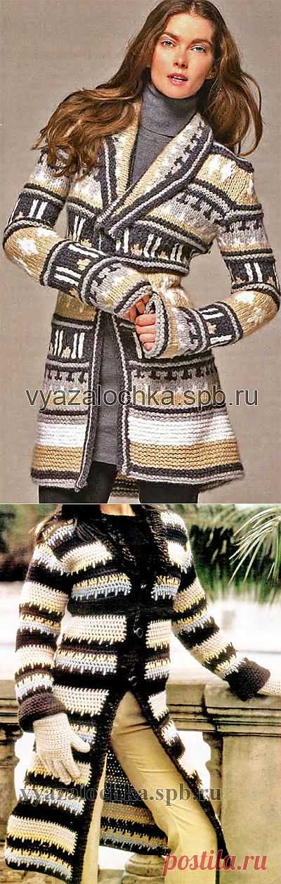 *Пальто | ВЯЗАЛОЧКА – Вязание Спицами и Крючком | Схемы и Модели Бесплатно