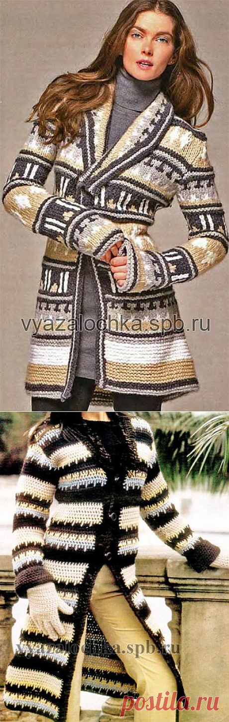 *Пальто | ВЯЗАЛОЧКА – Вязание Спицами и Крючком | Схемы и Модели Бесплатно
