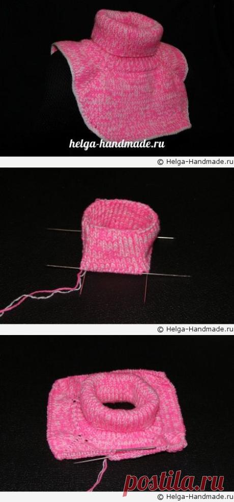 Вяжем манишку для детей своими руками, мастер-класс | helga-handmade.ru