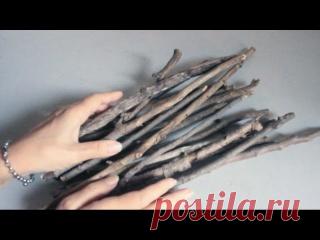 Простые идеи для декора, которые можно сделать из сухих веток своими руками