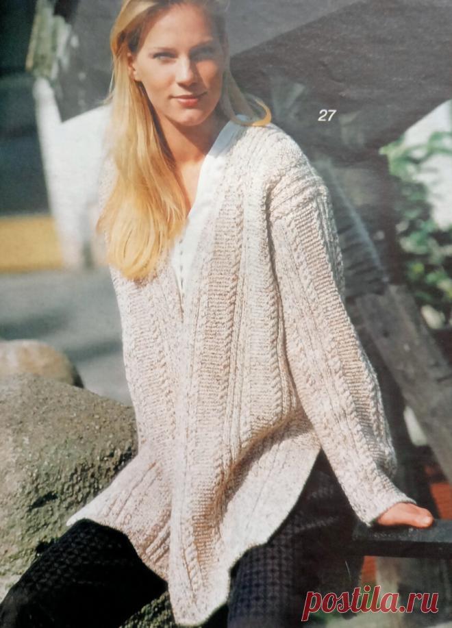 Просто и элегантно. Вяжем 3 модели кардигана спицами | Петелька | Яндекс Дзен