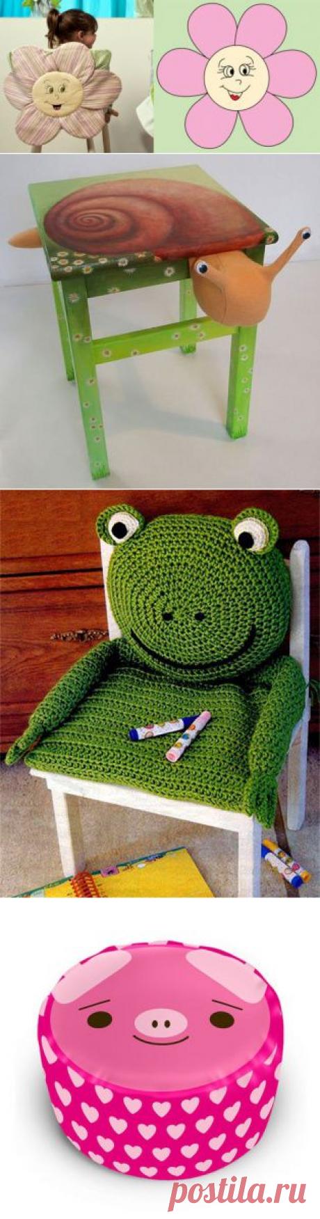 Декор детских стульчиков / Интересные идеи декора / PassionForum - мастер-классы по рукоделию
