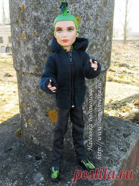 Толстовка для куклы Дьюса Горгона из Monster High (Школа монстров) | Самошвейка - сайт для любителей шитья и рукоделия