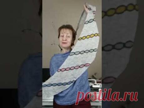 Вязание на вязальной машине серповидного бактуса.✅ Построение выкройки в программе KnittStyler