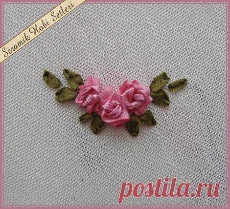 Ribbon Embroidery some picture tutorials | Indusladies