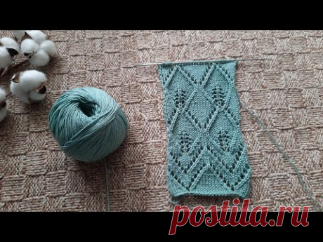 Красивый узор  для  джемперов, кардиганов. / Узор + схема/