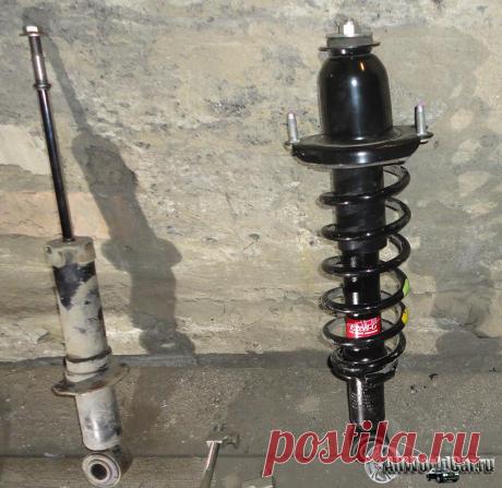 Замена задних амортизаторов (фотоотчёт) на Toyota Corolla E120 (левый руль) Фото отчёт по замене задних амортизационных стоек на Toyota Corolla E120 (европейка). Амортизаторы подходят также от праворульной короллы, по конструкции они одинаковые.