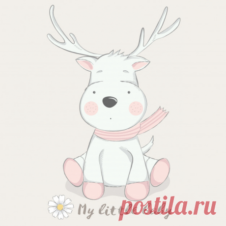 Симпатичный олень ребенка с мультяшным мультфильмом Более миллиона свободных векторов, PSD, фотографии и бесплатные иконки. Эксклюзивные халявы и все графические ресурсы, которые необходимые для ваших проектов