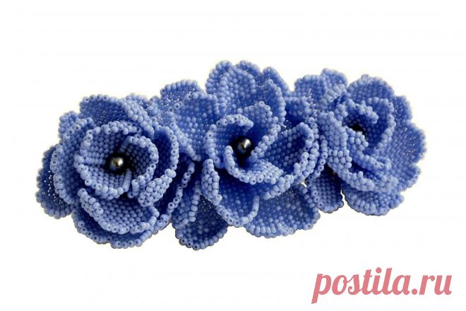 Заколка | biser.info - всё о бисере и бисерном творчестве