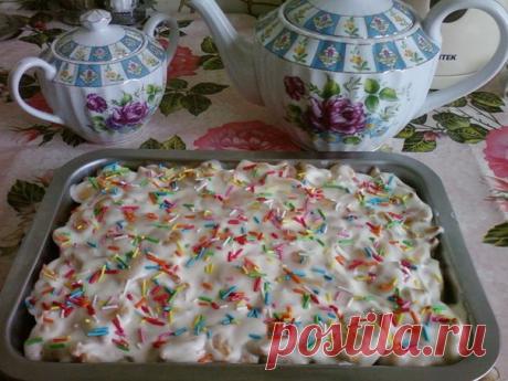 Пирог Вкусняшка. Его не нужно печь - его нужно только есть!)) - Простые рецепты Овкусе.ру