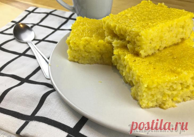 Мокрый манник на молоке