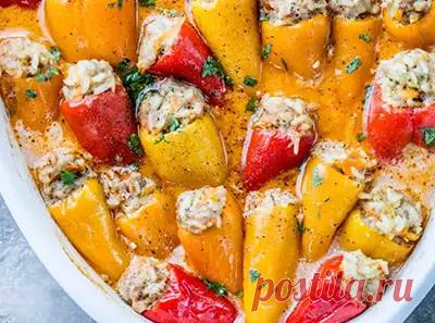 Как приготовить фаршированный перец в духовке