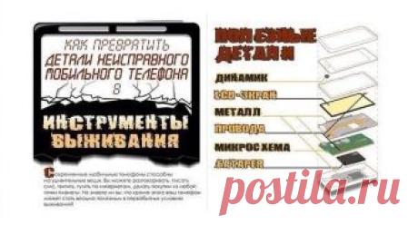 Как превратить детали неисправного мобильного телефона в инструменты выживания?

Представьте, что вы потерпели кораблекрушение и оказались на необитаемом острове, заблудились в лесу, вообщем, оказались наедине с природой. Вот вам 5 бесценных советов о том, как использовать детали вашего телефона в условиях выживания.