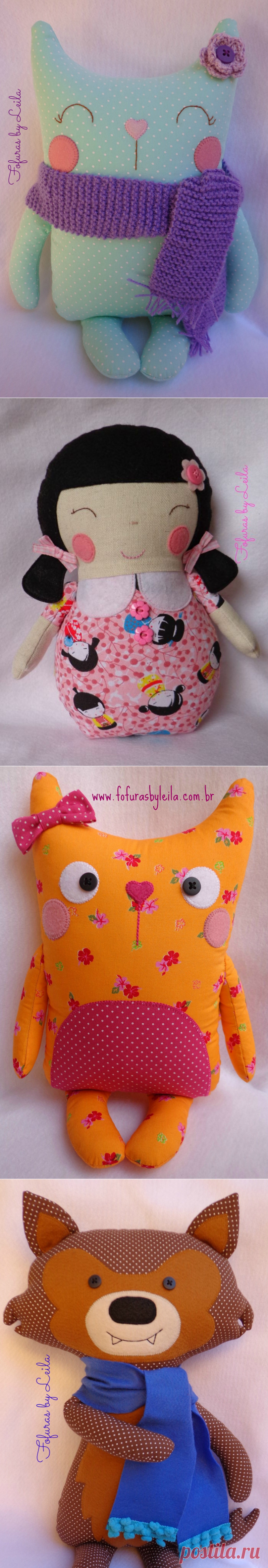 Игрушки от Leila Sassaki.