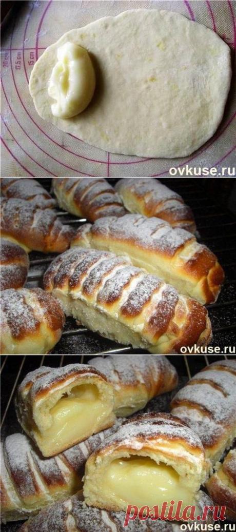 Булочки " Крем-Пармазель" - Простые рецепты Овкусе.ру