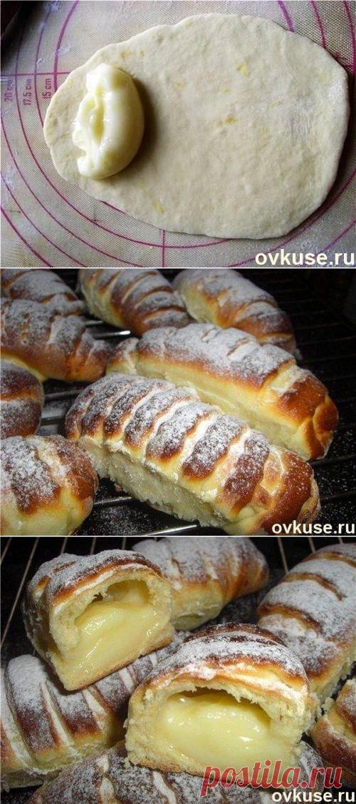 Булочки " Крем-Пармазель" - Простые рецепты Овкусе.ру