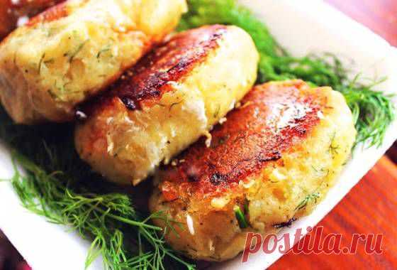 Картофельные зразы с капустой