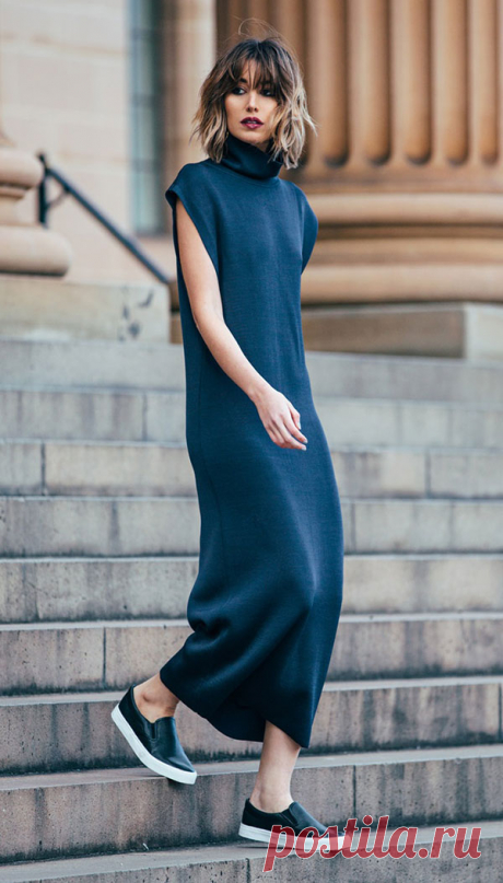 Como usar tênis com vestido compridos » STEAL THE LOOK