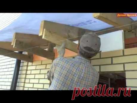 2015-7. Монтаж стропильной системы крыши своими руками - YouTube