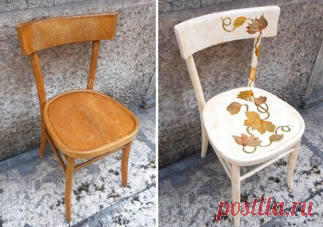 Как обновить старый стул — DIYIdeas