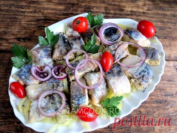 Скумбрия, маринованная горячим способом — рецепт с фото пошагово