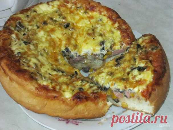 Пицца с вешенками и кукурузой - пошаговый рецепт с фото на Повар.ру