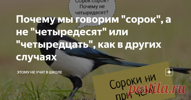 Почему мы говорим 
