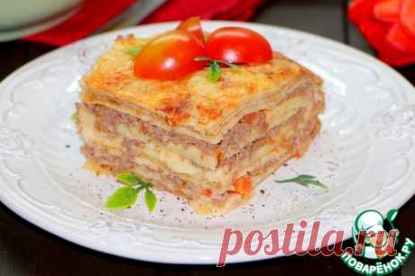 Блинная лазанья &quot;Русский привет Италии&quot; - просто и вкусно!!!