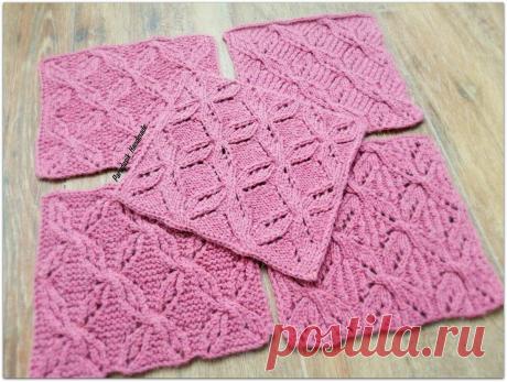 5 вариантов красивого ажурного узора «коса-бабочка» спицами | Paradosik_Handmade Пульс Mail.ru Ажурный узор «коса-бабочка» спицами. 5 вариантов со схемами.