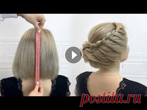 Прическа на короткие волосы. Красивые прически пошагово. Косы Вы часто просите меня показать прически на короткие волосы, наконец дошли руки сделать, эта прическа сделана на ультра коротких волосах с плетением ко...