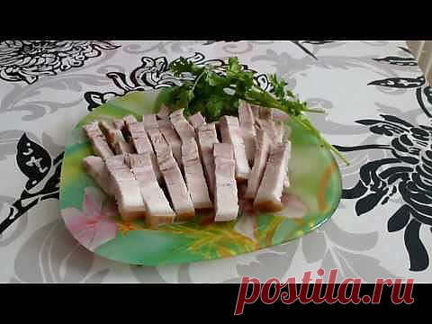 Копченое сало в мультиварке - кулинарный рецепт