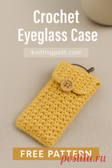 Crochet Eyeglass Case