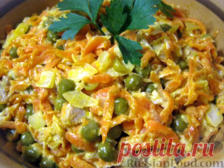 Мясной салат &quot;Купеческий&quot; | Четыре вкуса