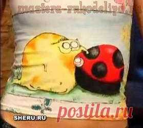 Мастера рукоделия - рукоделие для дома. Бесплатные мастер-классы, фото и видео уроки - Мастер-класс: Рисование на одежде, роспись обуви, аксессуаров