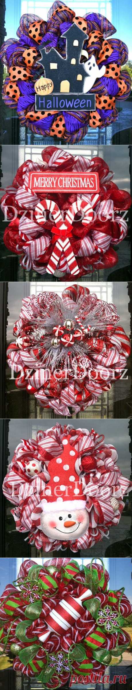 deco mesh wreaths