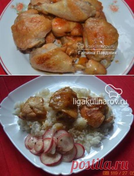 Курица по-корейски, рецепт пошаговый от Лиги Кулинаров. Рецепт курицы по-корейски, рецепты Лиги Кулинаров.