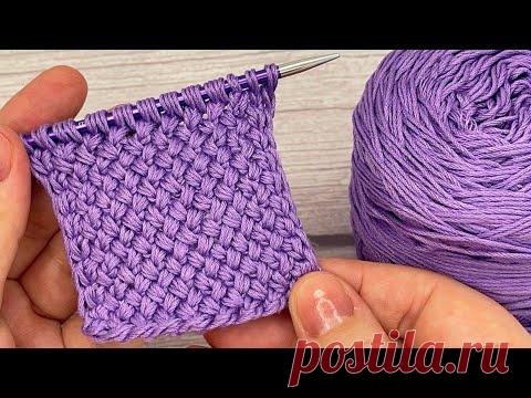 ПОТРЯСАЮЩЕ ПРОСТО 💥 Вяжем красивый плетёный узор спицами В этом видео я рассказываю как вязать простой но красивый плетёный узор спицами. Такой узор выглядит красиво и эффектно.  Это 