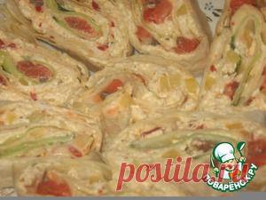 Рулет из лаваша "Рыбка моя" - кулинарный рецепт