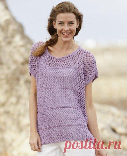 Топы - примеры вязаных моделей спицами на лето и универсальные варианты | Ирина СНежная & Вязание | Дзен
