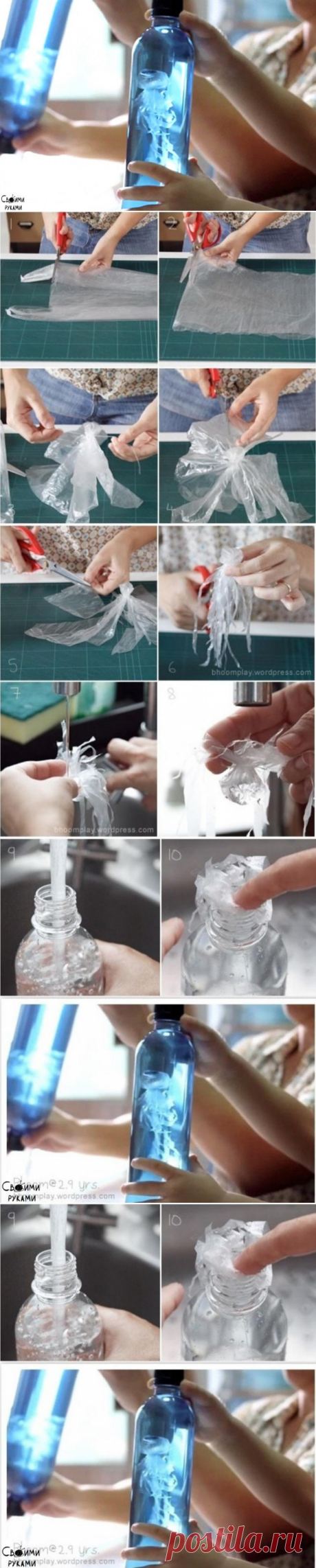 Медуза в бутылке — Сделай сам, идеи для творчества - DIY Ideas