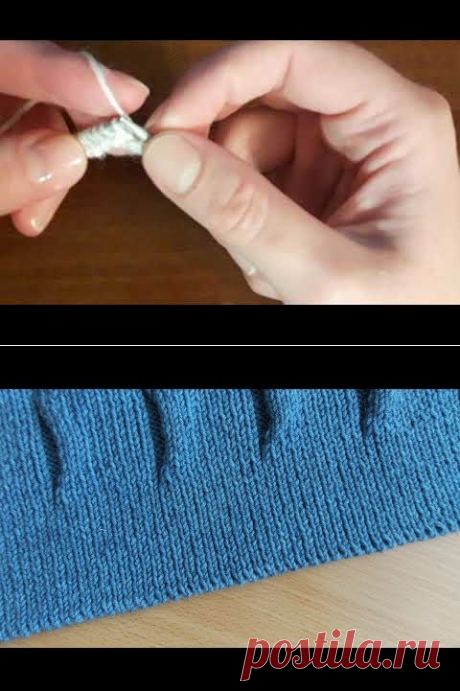 Итальянский набор петель для резинки 2х2 - YouTube