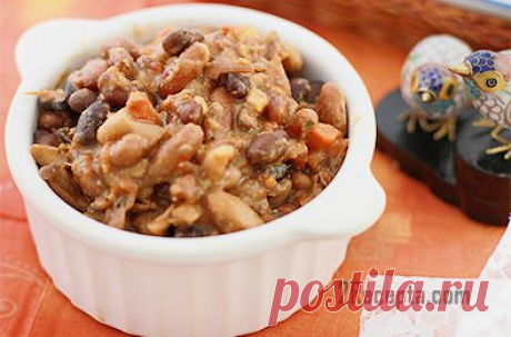 Рецепт: Фасоль с мясом в мультиварке - пошаговый фото рецепт приготовления