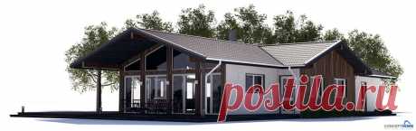 Small house plan CH85 home design with vaulted ceiling and affordable building budget. House Plan
