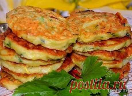 Кабачковые оладьи