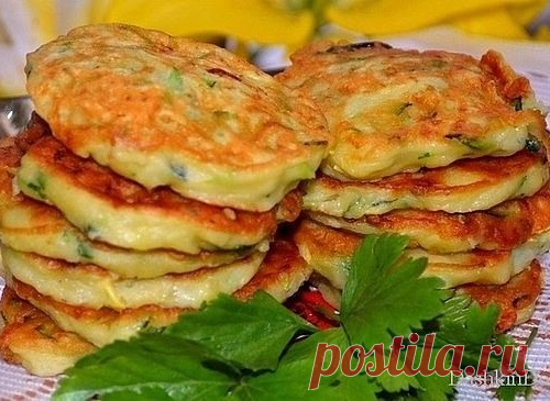 Кабачковые оладьи