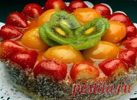 Торт ″Фруктовый рай″ | Кулинарные Рецепты