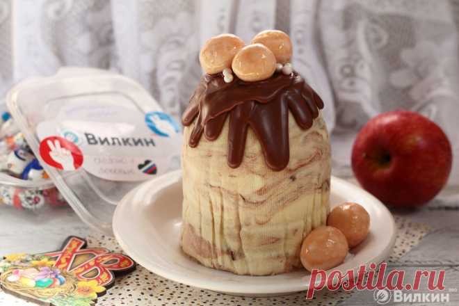Заварная пасха со сгущенкой.