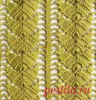 Три красивых узора для палантина