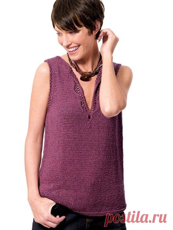 Топы - примеры вязаных моделей спицами на лето и универсальные варианты | Ирина СНежная & Вязание | Дзен