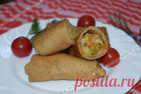 Блины с капустой